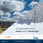 Do solar panels work in winter and on cloudy days?
