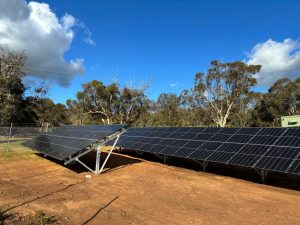 off grid solar installation